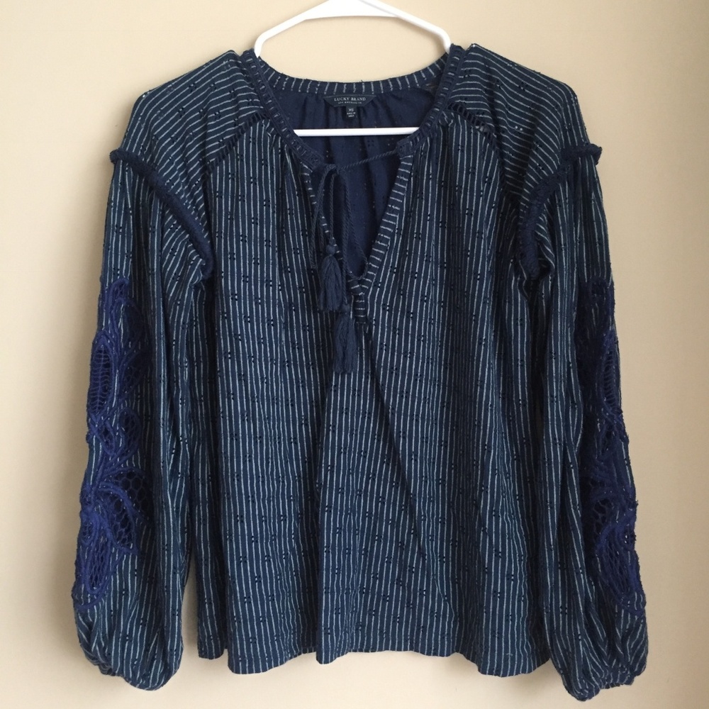 LUCKY BRAND Peasant Top